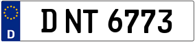 Truck License Plate